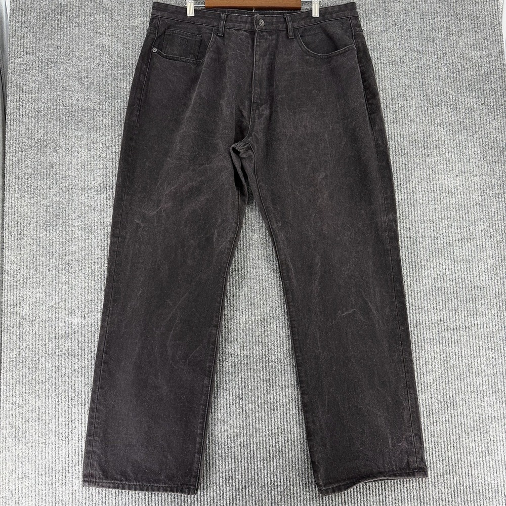 Rocawear men's black baggy‎ jeans size 40 classic fit wide leg denim